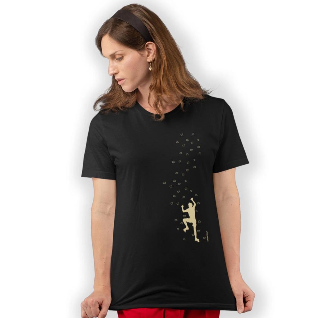 Kletterwand T-Shirt Kletterseil Arbeit Felswand Geburtstag