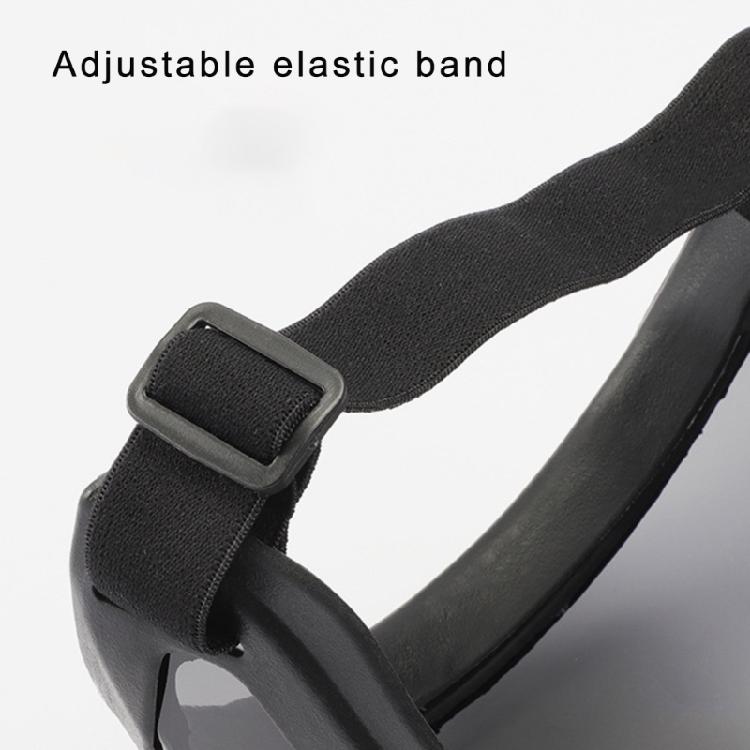 Anti-imma Plast Ansiktsskydd med Justerbart Band Helt Ansikte Genomskinligt Skydd Mask Cykling Vindtät Mask Lätt att Använda