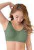Arisa Sports No Night Sports Breast Bust Moss 1 Piece [Arisa] Bra, Shaking, Bra, Non-Wired, Bra, Development, Anti-Sagging, Bra, Care, Non-Wired, L,