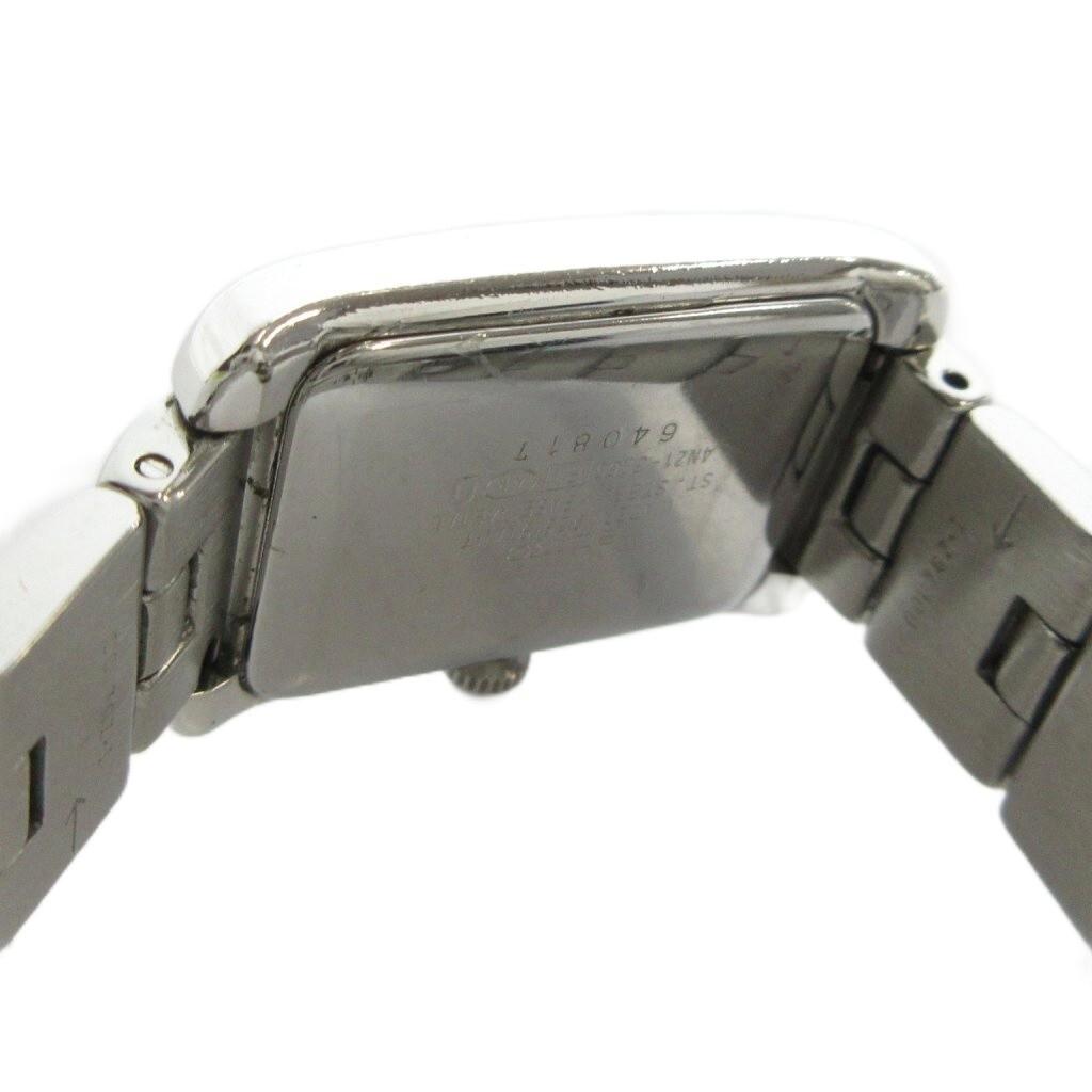 SEIKO Lukia Quartz Watch Square Silver Color 4N21-5260 GY18/MQ Women's