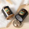 1pc Solide Mini Leere Tee Blechdose Haushalt Grün Schwarz Tee Versiegelt Glas Tragbare Reise Kleine Tee Verpackung Box papier Lagerung Können