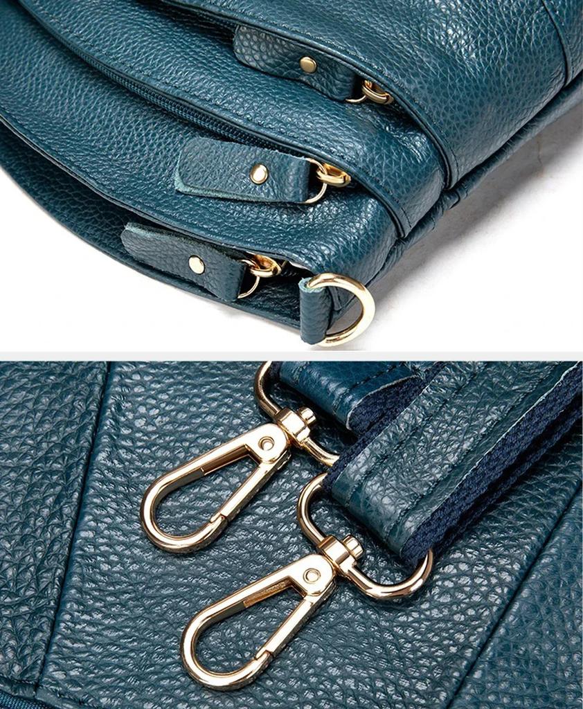 Genuine Leather Women Messenger Bags Cow Leather Crossbody Shoulder Bag Small Female Handbags Capacity Phe Bag for Girls