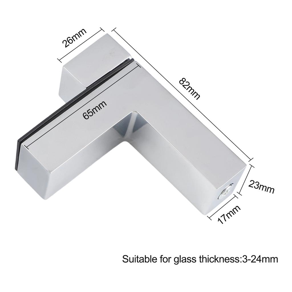 Supporto Regolabile per Esposizione Collezionabili Morsetto per Mensola da Bagno Adatto per Mensole da 3 a 24 Mm Dimensioni Discrete