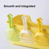 Cat Litter Scoop Plastic Pet Litter Scooper with 3-Layer Mesh Design Deep Shovel Pooper Lifter for Cat Litter Box