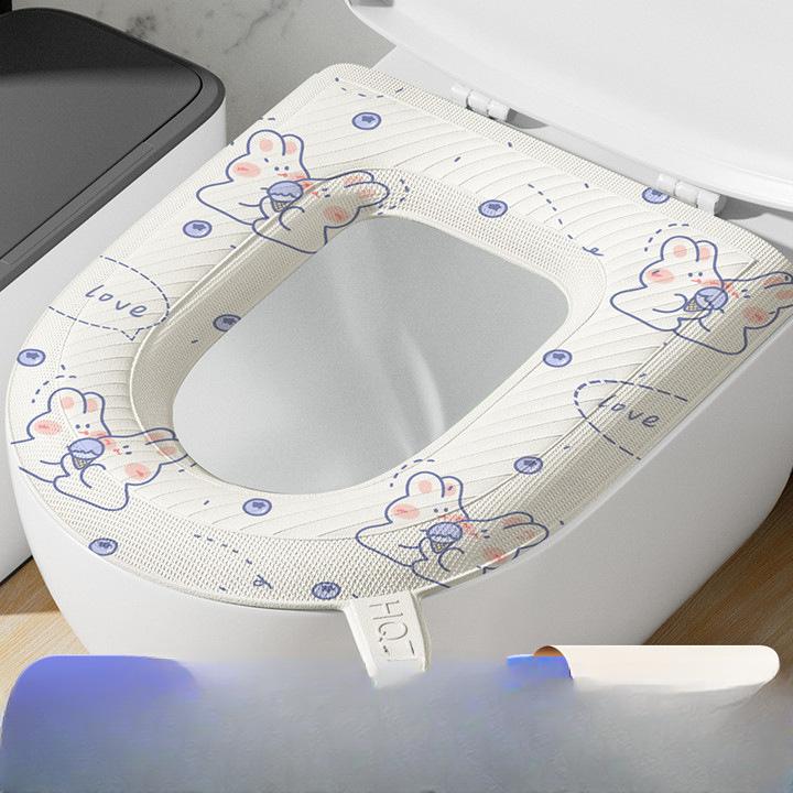 

Мультяшний ЄВА Туалетний Килимок Літо Чотири Сезони Загального Призначення Великий Побутовий Брудовідштовхувальний Клейкий Чохол на Сидіння Друкований Водонепроникний Подушка для Сидіння Friendly Rabbit [handle]