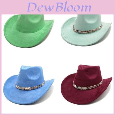Ethnic Style Cowboy Hat With Wide Brim For Men Women Spring Sun Protection