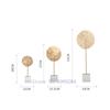 Metallic Sunflower Crystal Sculpture Hollow Metal Flower Handicraft Decoration Home Decoration Accessories Metal Figurine