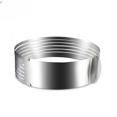 Adjustable Mousse Cake Mold Circle Cake Cutter Tools Layered Slicing Cake Mold Stainless Steel Baking Tools 001