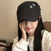 Spring Summer Y2K Retro Pure Color Star Beret For Women And Men Korean Version Fashion Show Face Small Painter Hat Newsboy Cap