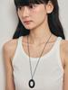 Getmebling Oval Ring Necklace