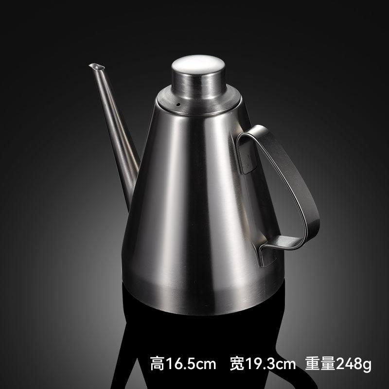 304 stainless steel gentleman oil pot multi-specification anti-drip oil bottle sauce bottle kitchen practical gadget housewarming