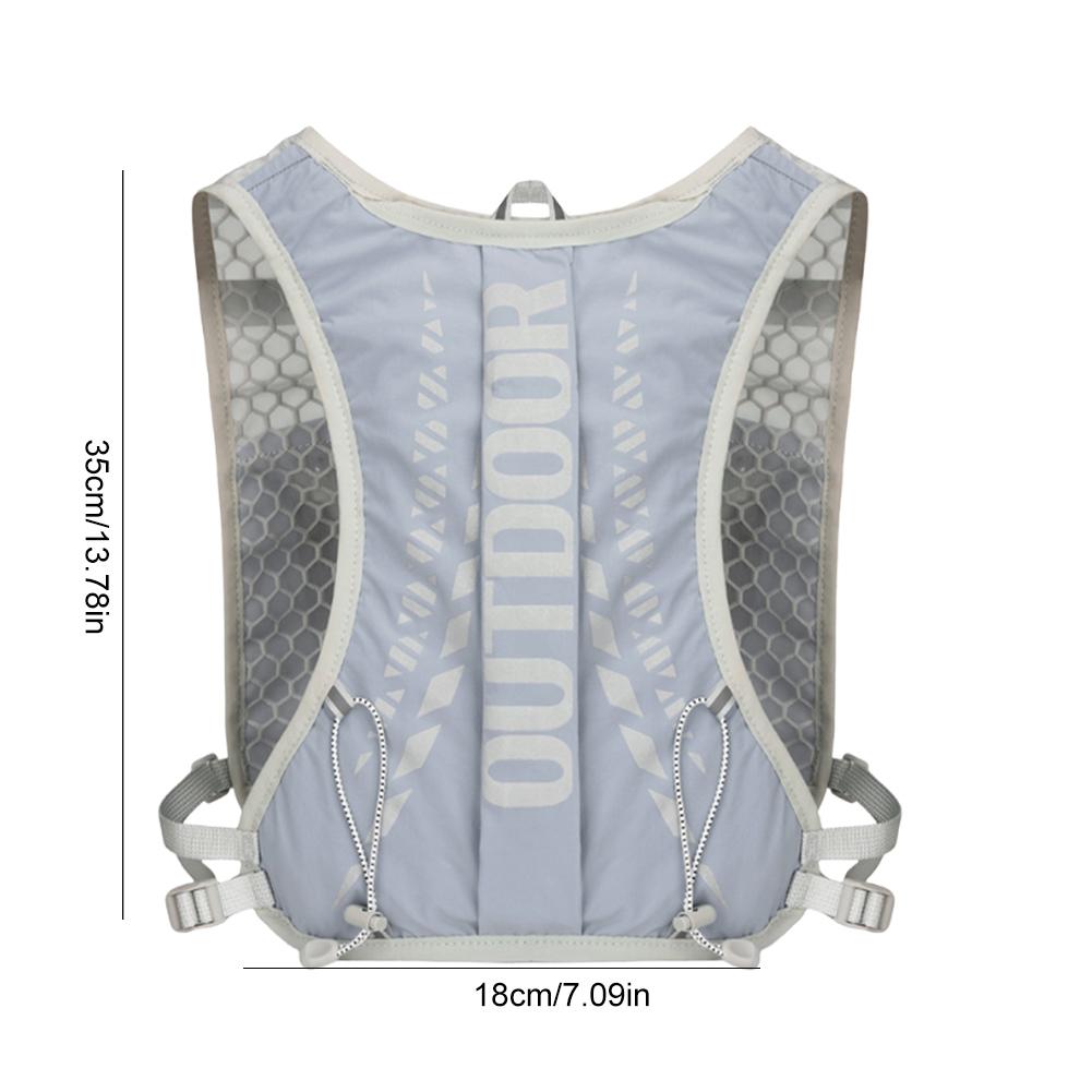 Running Hydrating Vest Backpack Ultralight Hydration Jogging Vest Men Breathable Marathon Bicycle Bag Water Bottle Running Vests