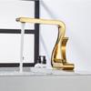 Luxury White Gold Bathroom Mixer Tap Brass Wash Basin Faucet Hot and Cold Water Sink Retro Faucet  Single Hole Faucet Bathroom