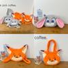 Hopps Judy Zootopia Nick Wilde Plüsch-Umhängetasche Handtasche Cartoon Geschenk Mode