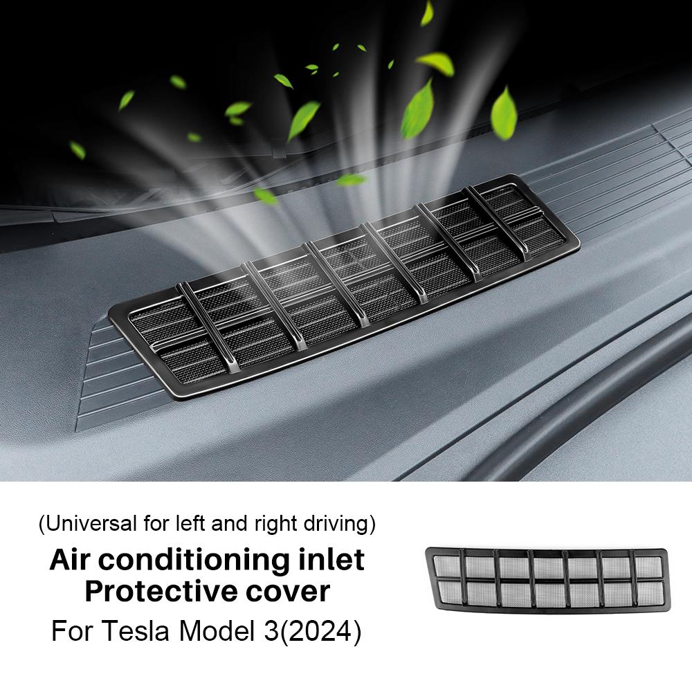 

Защитная крышка воздухозаборника от насекомых для Tesla Model 3 Highland 2025, решетка воздухозаборника переднего багажника, фильтрующая сетка, защита от насекомых