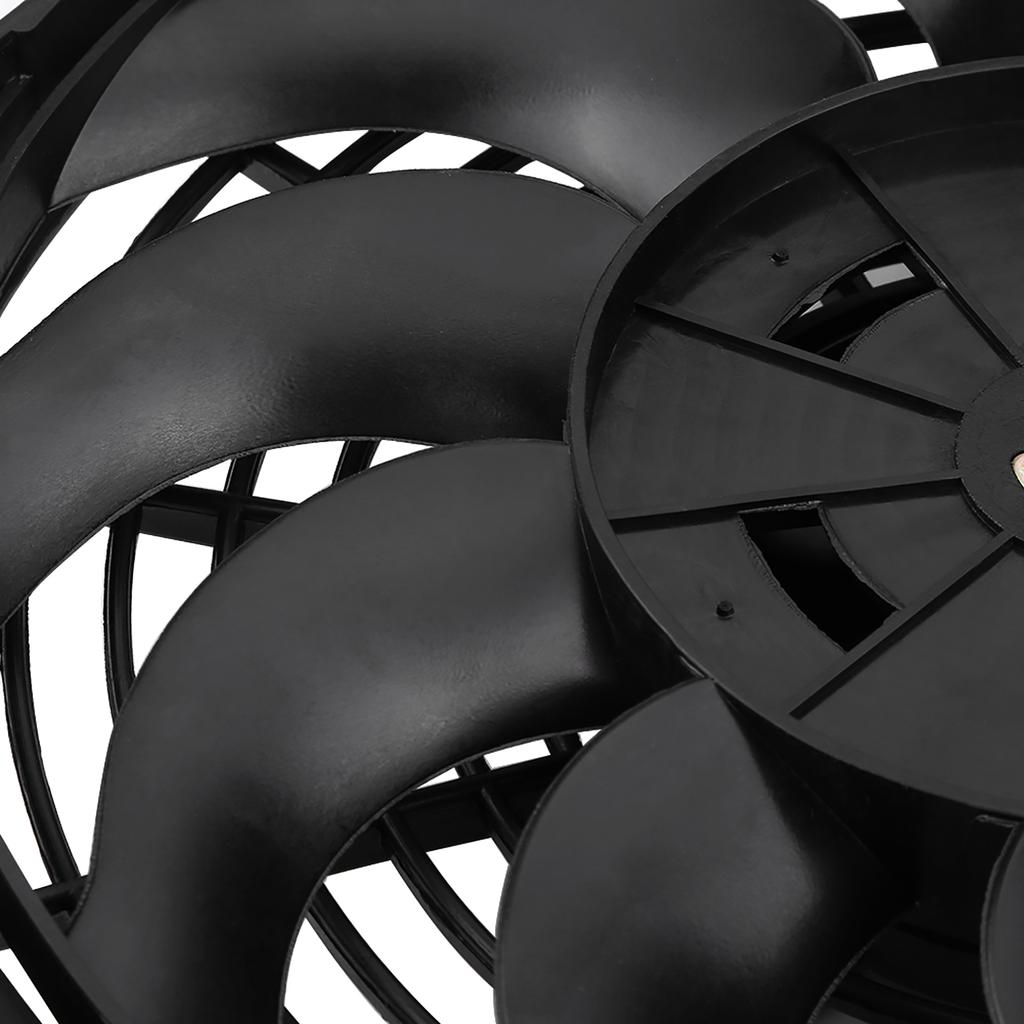 12 Inch Universal Car Slim Push Pull Electric Engine Cooling Fan 12V with Mounting Kit