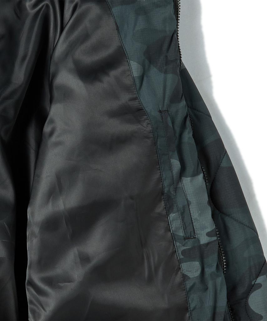 Travel Camo Light Quilted Jacket Green