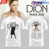 Celine Dion 2026 World Tour Courage Love Music Graphic Shirt  Summer Leisure Men's T-Shirt Children's Clothing Tee Y2k Woman