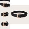 Art Nouveau Belt With Oversized Buckle And Textured Pattern For Fashion Enthusiasts