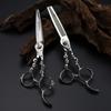 Lhg-18 Silver 6.0 Inch 440C Special-Shaped, Hair Scissors, Hair Scissors, Flat Scissors, Bangs Scissors