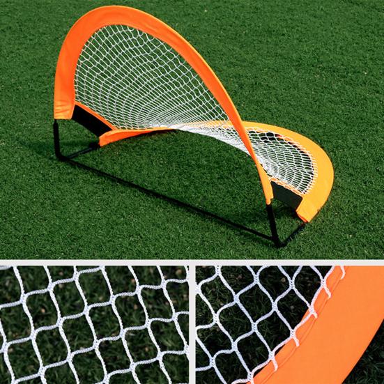 Outdoor Movable Soccer Goal Net Enhance Accuracy & Skills Improve Wear-Resistant Foldable Football Shot Mesh Practice Football Target Net