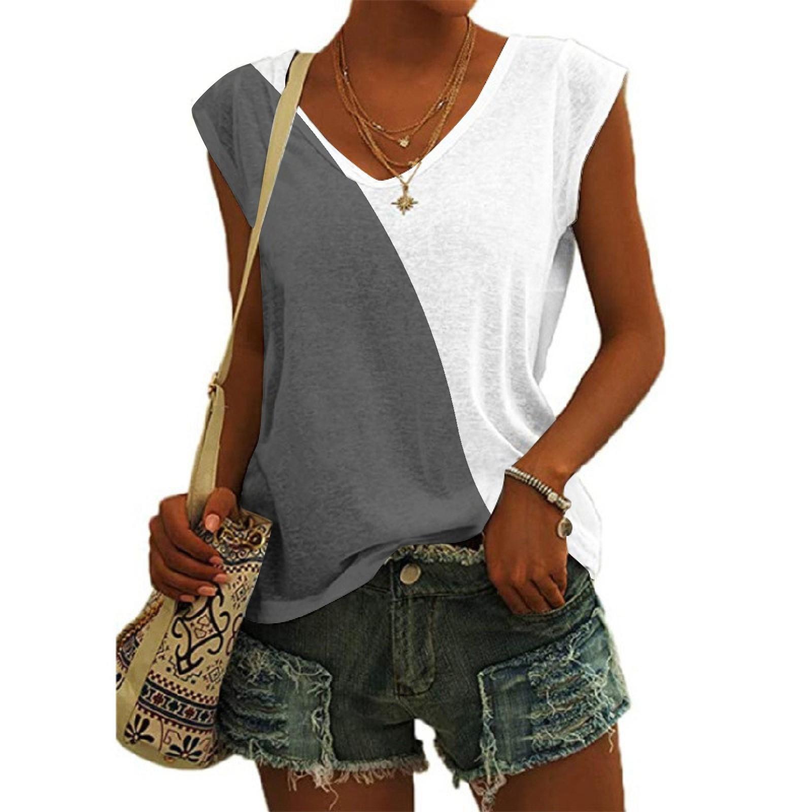 

Женский повседневный топ с v-образным вырезом и принтом, свободный пуловер, футболка с короткими рукавами XXXXXL