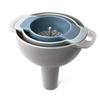 Household Filter Multi-function Funnel Set Oil Hopper Filter Oil Can Sub-packaging Plastic Funnel Kitchen Tools