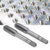 2Pcs Straight Flute Tap High Speed Steel   Hand Flute Tap Standard Screw Tapping Tool