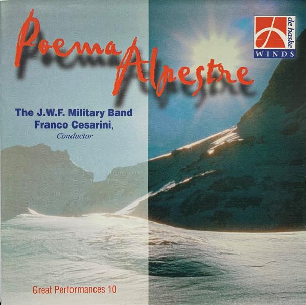 

CD JOHAN WILLEM FRISO KAPEL, FRANCO CE - Poema Alpestre DHR40103 De Haske Winds 2000 Europe Classical Used