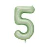 40inch Olive Green Digital Foil Balloons Number 0 1 2 3 4 5 6 7 8 9 Kids Adult Birthday Wedding Party Decorations Baby Shower
