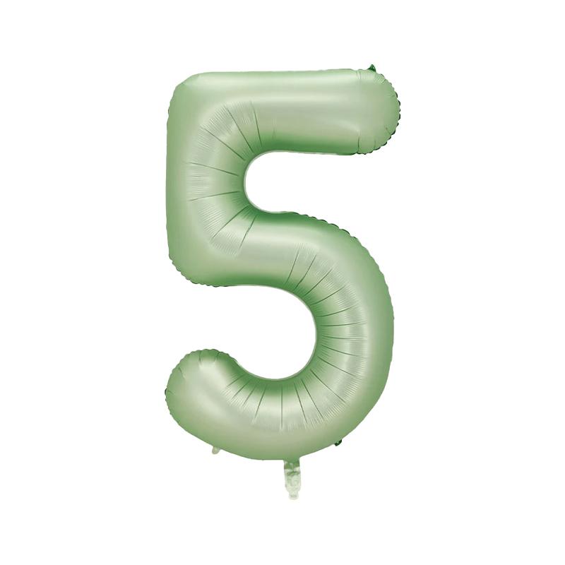 40inch Olive Green Digital Foil Balloons Number 0 1 2 3 4 5 6 7 8 9 Kids Adult Birthday Wedding Party Decorations Baby Shower