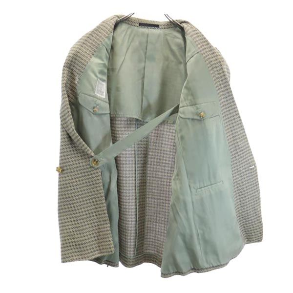 Enrico Coveri Linen Wool Blend Suit Setup Tailored Jacket and Pants Men's Used