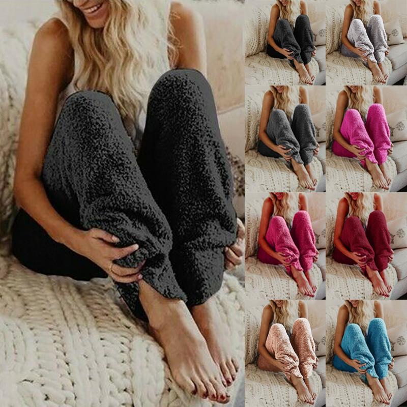 Legere Loungenhose für Damen aus Baumwolle mit hoher Taille