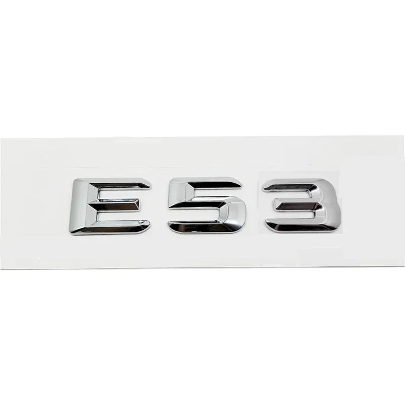 SXFA2 Car Rear Trunk Emblem Letter Badge for Mercedes Benz E53 E55 E63 E200 E220 E230 E240 E250 E260 E Class