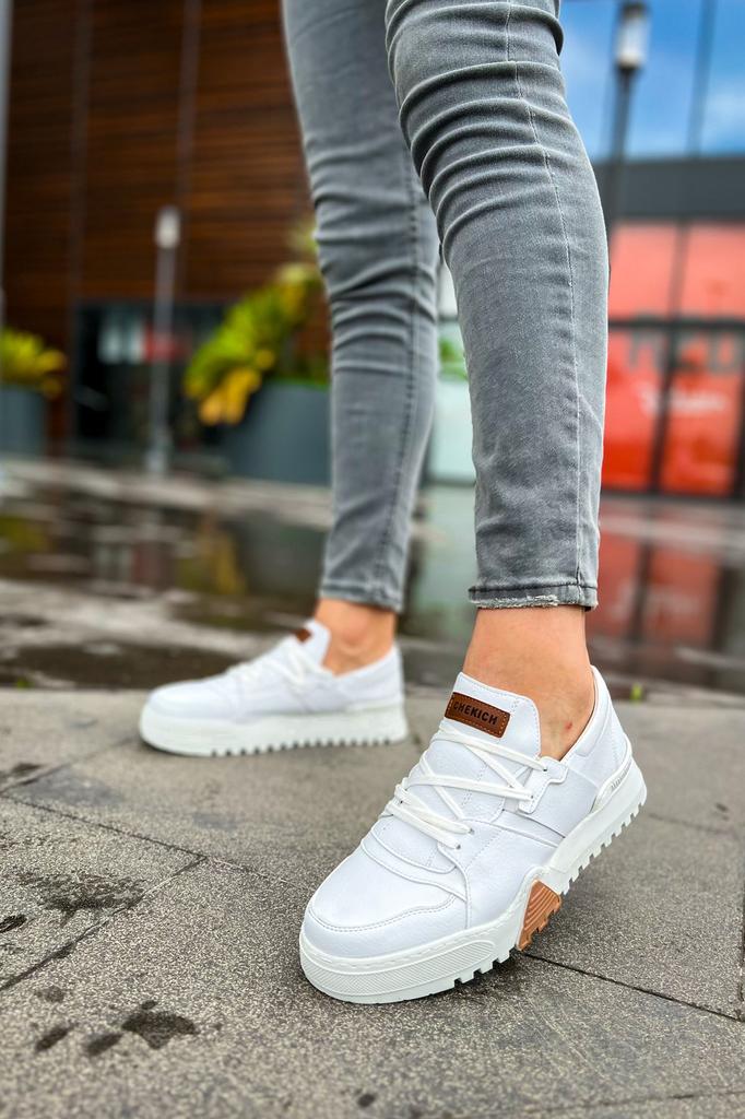 Chekich H New Collection CH067 Warrem Men Shoe White Black Brown Tan