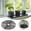 Rust-proof Flower Pot Cover Round/Square Plant Protection Mesh Plant Pot Guards  Plant Root Protect