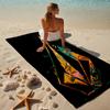 proof beach towel with a V-VOLCOM LOGO1 pattern - soft,absorbent,quick-drying,machine washable - perfect for swimming,camping,bathing
