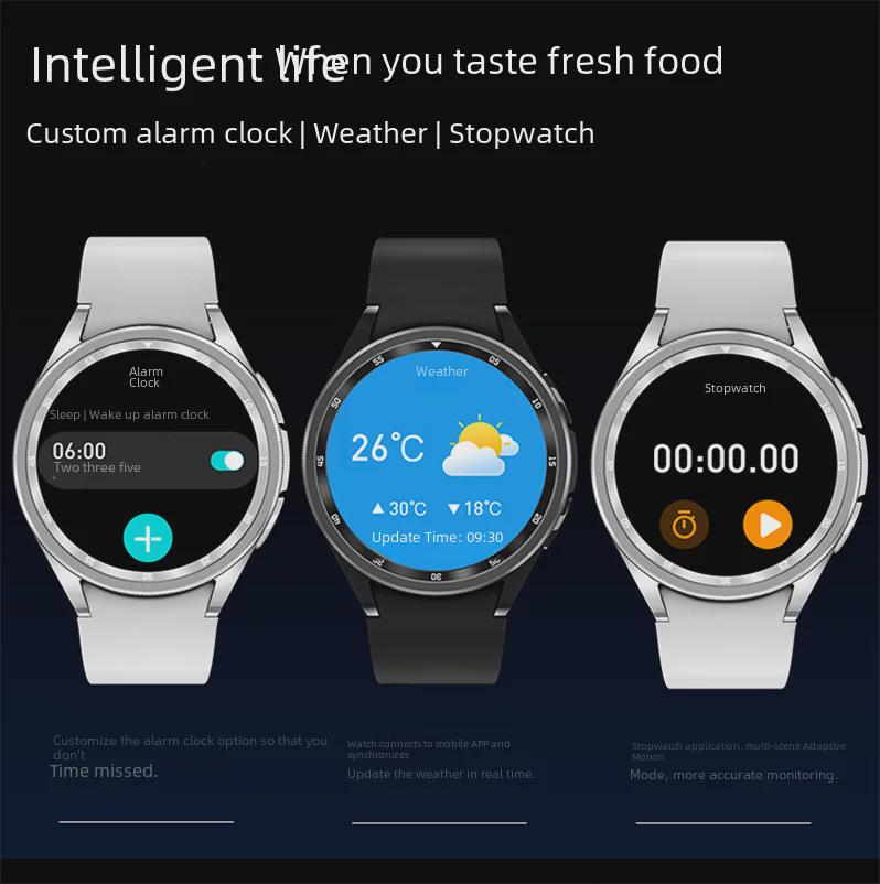 Chytré hodinky JS Watch7: Bluetooth hovory, Monitorování kyslíku v krvi/krevního tlaku, Počasí, Alipay, Multisportovní režimy