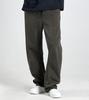 Beoteunseoul Curved Volume Line Elastic Waist Sweatpants (Khaki)