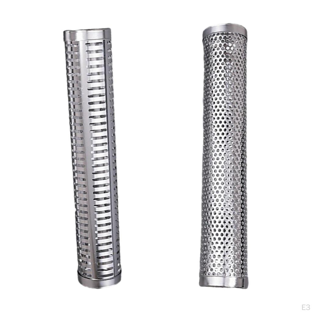 Smoker Tube Barbecue Accessory Cylindrical Large Capacity 12 Inches Stainless Steel Box for