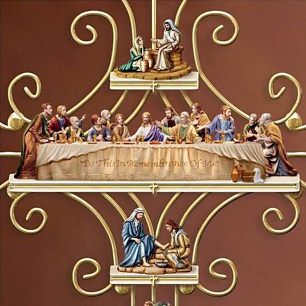 Wall Sticker Room Adorn Religious Themed Stickers Indoor Adornment Scene Layout Self-adhesive Cross Decal Home Decoration Prop