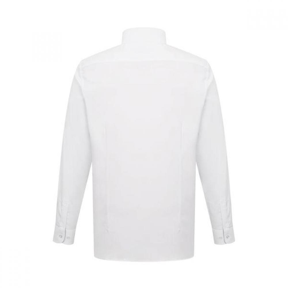 Daks Mens Stretch Solid Slim Fit Long Sleeve Shirt Dma3shdl302a1