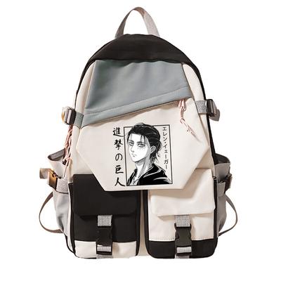 Attack On the Giant Peripheral Printed Backpack Day Casual Student School Bag