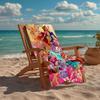 Ultra-Soft Beach Towel with Winx Club Theme,Ideal for Pool - Camping, Diving - Perfect Travel Essential, Vibrant Beach Towel.