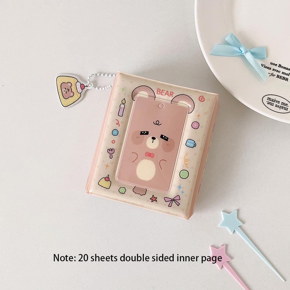 

20 double-sided card communication sealed photo albums, one grid three inch Polaroid storage album, and star chasing card album