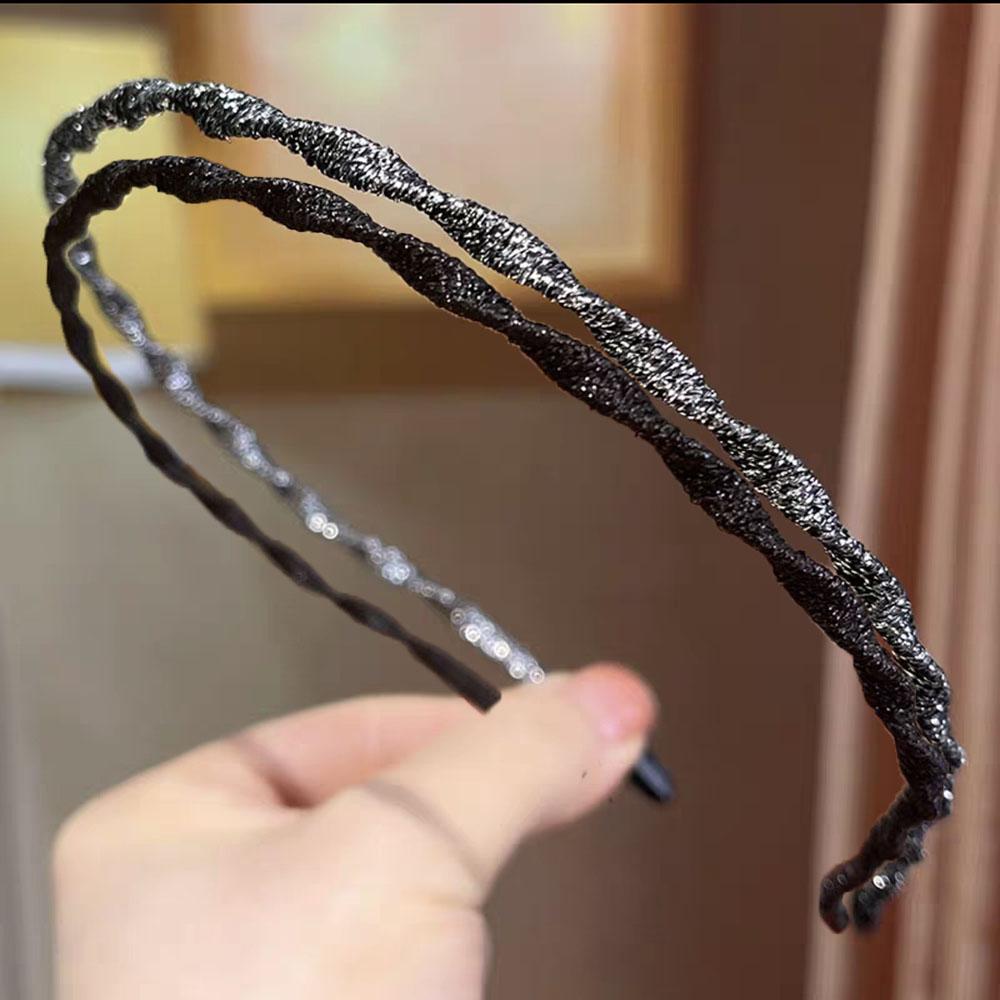 2pc Elegant European and American Minimalist Style Superfine Hairband Headband for Women Girls Retro Hair Bands Hair Accessories