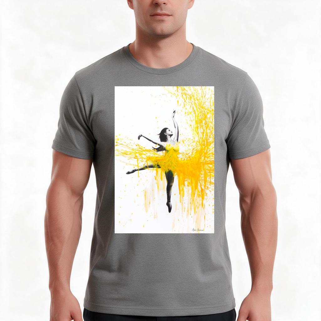 Sunflower Dancer Tshirt Summer Casual Cotton Tee Oversized Streetwear Tops Vintage Graphic Print Loose Fit Short Sleeve