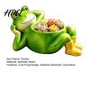Hand Painted Frog Planter Cute Lying Planter Decorative Resin Plant Pot Funny Pastoral Style Garden Ornament Container for Succulents Indoor Outdoor