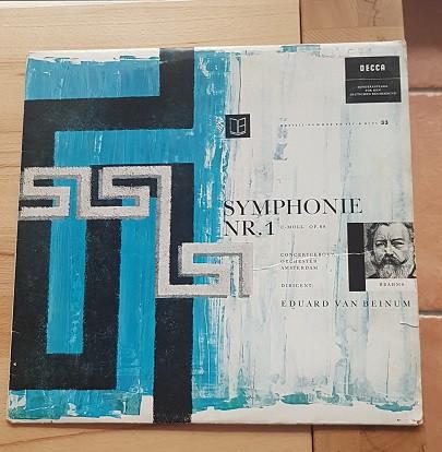 LP Record JOHANNES BRAHMS , CONCERTGEBOUWORKE - Symphonie Nr.1 C-Moll Op. 68 BD401B Decca Germany Classical Used