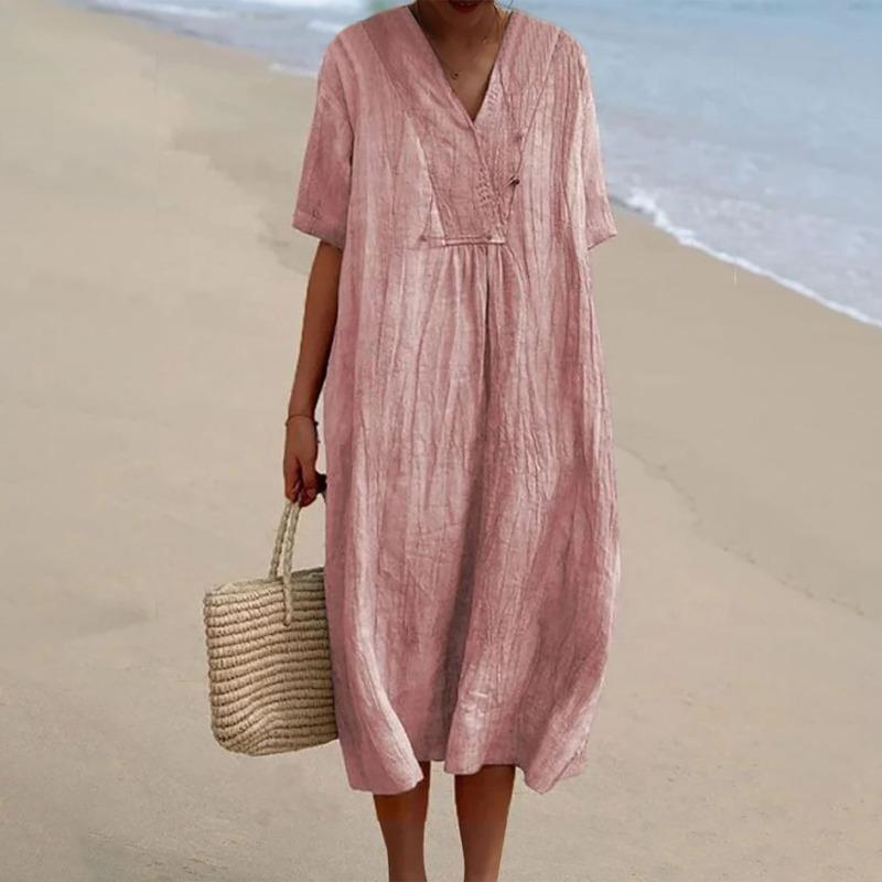 Summer New Women's Versatile Casual Slimming Solid Color Skirt